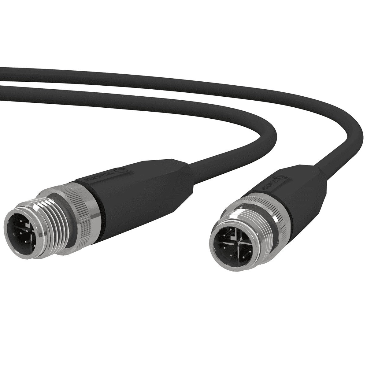 M12 Industrial Ethernet cable 8-Pin X-coded male to male molded, 61,99