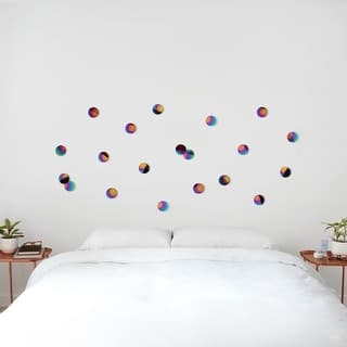 Umbra 1008193 Set of 10 Confetti Steel Wall Decals by Laura Carwardine ...