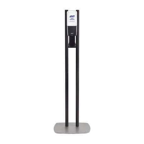 GOJO® Purell® ES10 Graphite Floor Stand with Automatic Dispenser (8214 ...