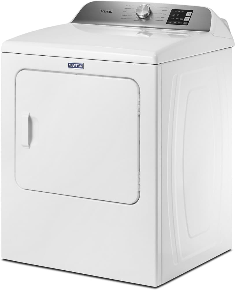 Maytag MED6500MW 29 Inch Electric Dryer with 7.0 Cu. Ft. Capacity, Pet ...