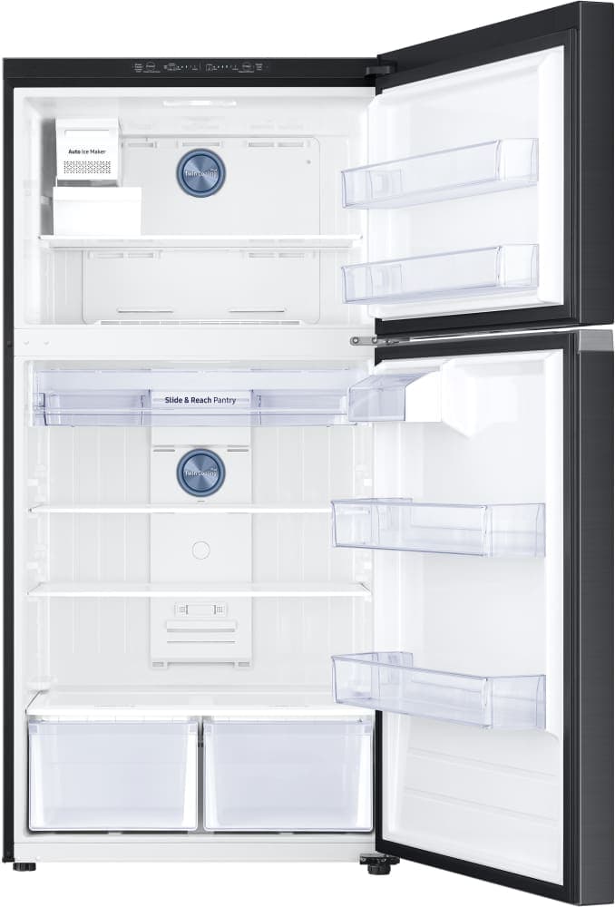Samsung RT21M6215SG 33 Inch Top-Freezer Refrigerator with 21 cu. ft ...