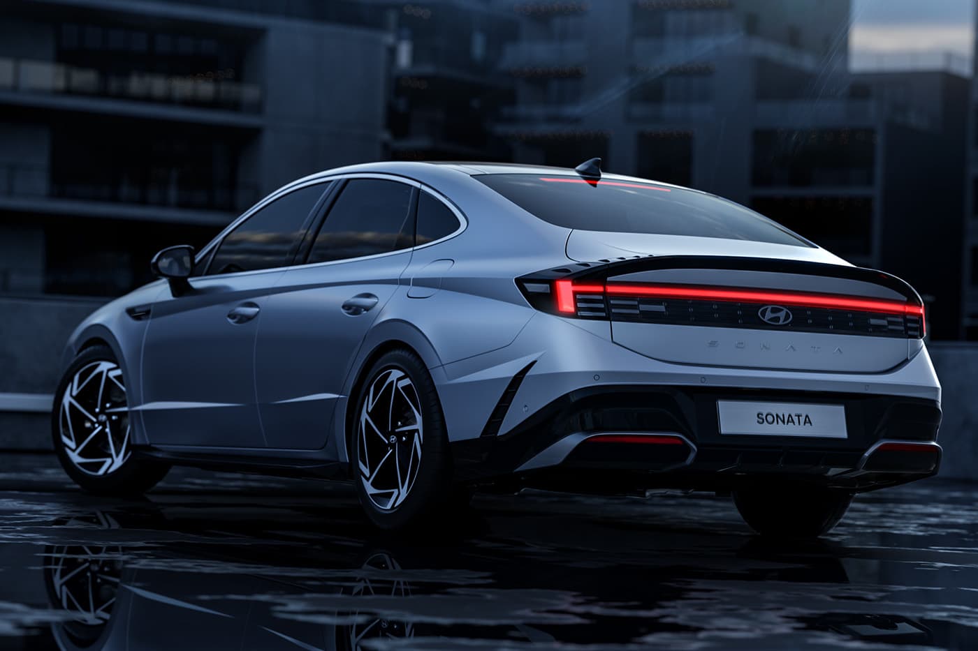 Hyundai Sonata facelift unveiled - Staria lights, BMW-like curved ...