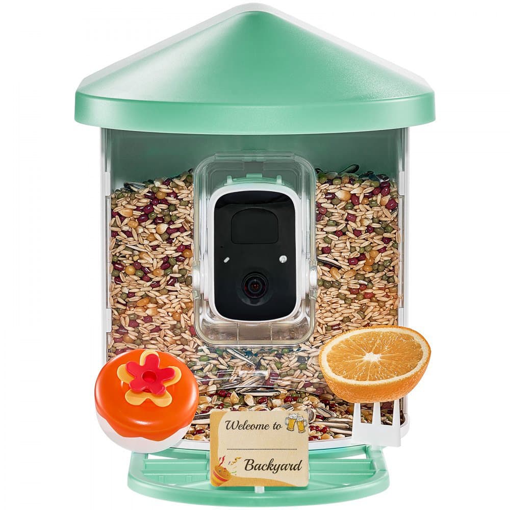 Tucker Murphy Pet™ Smart Bird Feeder with Camera 2K HD AI Identify Bird ...