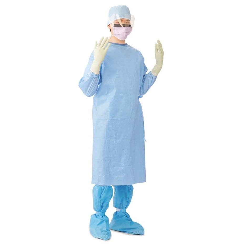 Sterile AAMI Level 4 Poly-Reinforced Breathable Film Sleeve Sirus Gowns ...