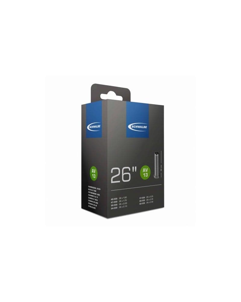 Schwalbe AV13 inner tube for 26" x 1,5" to 2,5" tire - Schrader valve