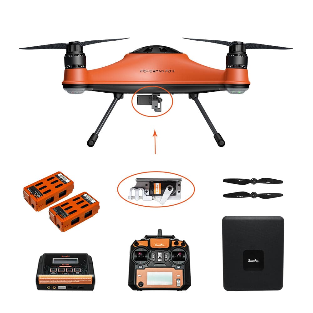 SwellPro Fisherman FD1+ WaterProof Fishing Drone – BJ SKYDRONE