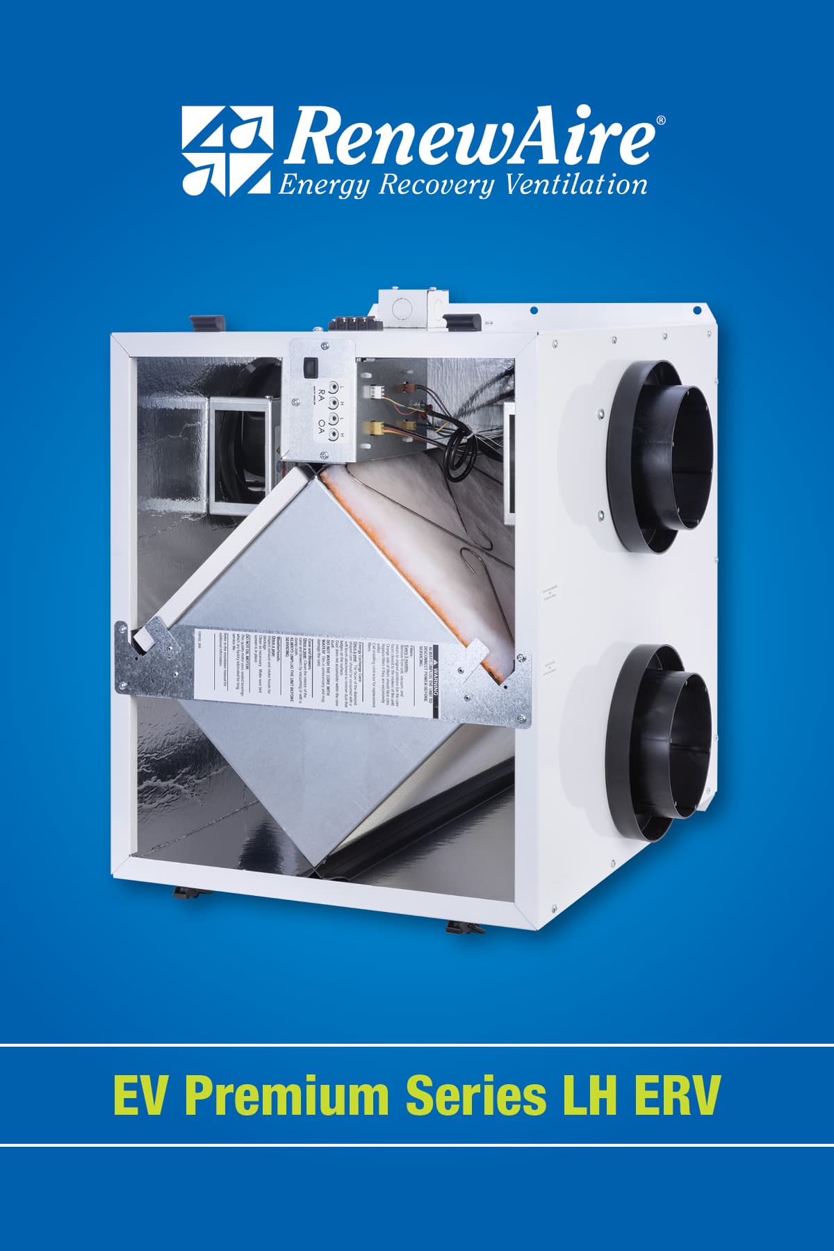 RenewAire EV Premium Series ERVs LH, MH, SH - Builder Innovator