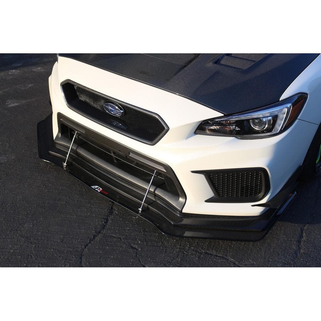 APR Performance Carbon Fiber Front Wind Splitter with Rods for 2018 ...