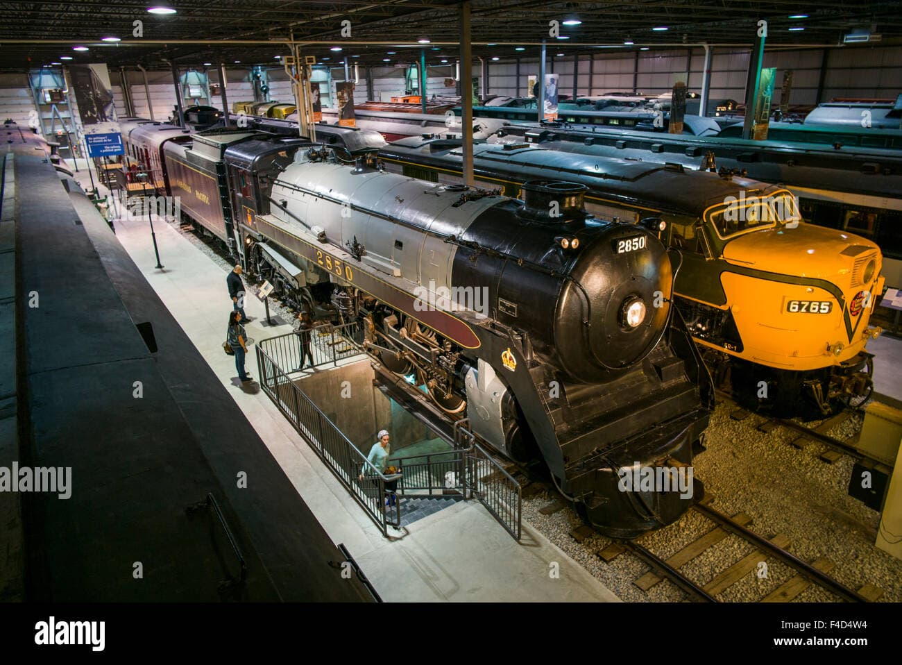 Canada, Montreal, Canadian Railway Museum, Exporail, locomotives ...