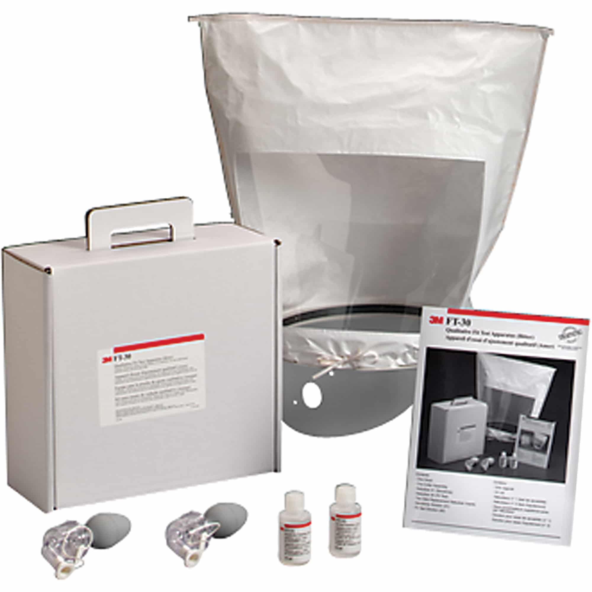 3M FT-30 Fit Test Kit with Testing Solution, Qualitative, Bitter ...