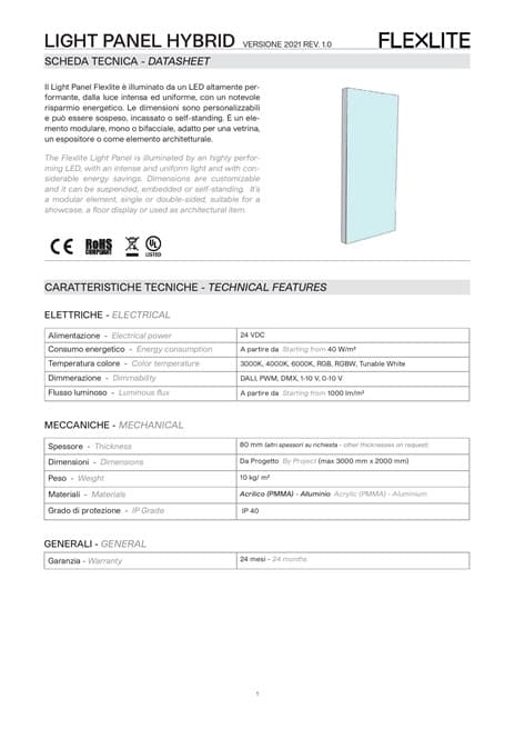 Pannello a soffitto retroilluminato a LED LIGHT PANEL HYBRID CEILING ...