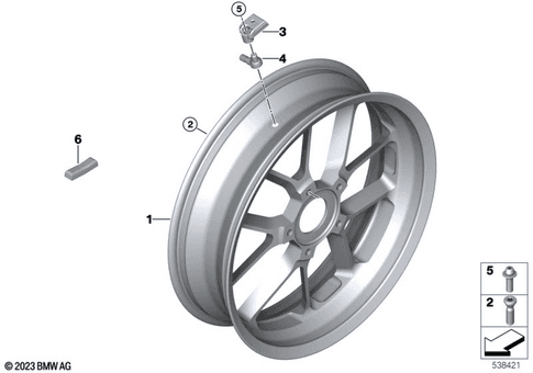 Spoke Wheel for 2025 BMW-Motorrad R 1300 GS Adventure | Official BMW ...