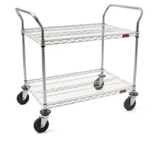 Eagle Group EU2-1824S Stainless Steel 2 Shelf Utility Cart
