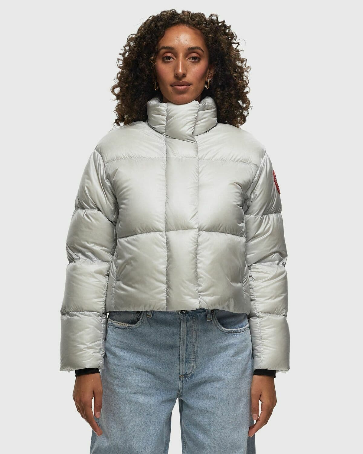 Canada Goose Cypress Cropped Puffer Grey Down & Puffer Jackets Canada Goose