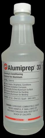 Alumiprep 33 Metal Preparation Chemical, Quart, from AlumnaPrep, almp-33qt