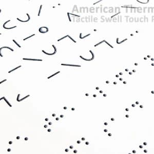 Swell Touch Paper for Tactile Graphics | American Thermoform