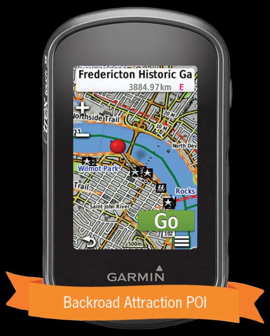 Cartes GPS Backroad Mapbooks pour Garmin
