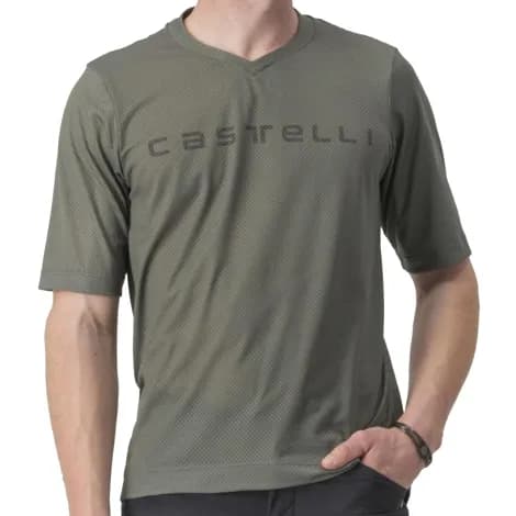 Castelli Trail Tech 2 Long Sleeve T-Shirt in Forest Grey