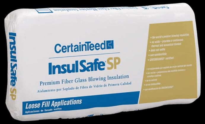 Insulsafe Sp Blownin Fiberglass Insulation By Certainteed