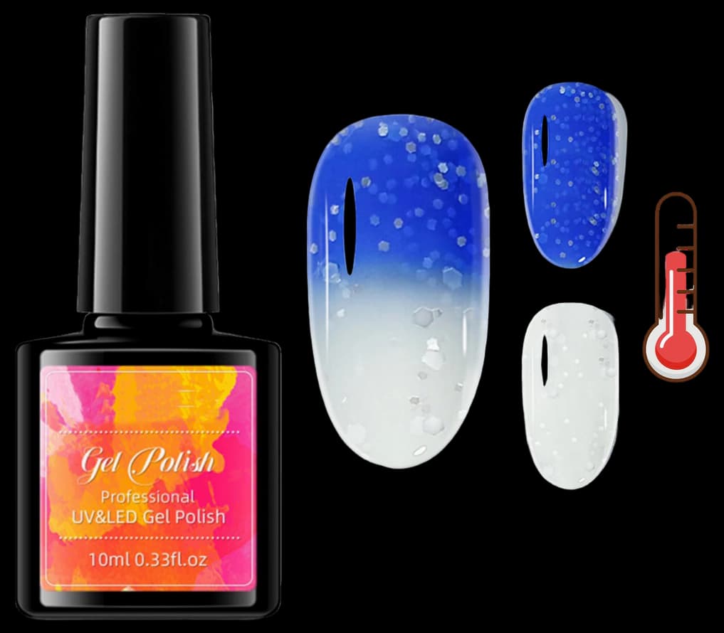 Amazon.com : Color Changing Gel Nail Polish, Mood Temperature Change ...