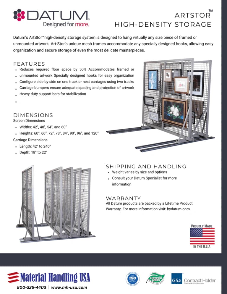 Mobile Shelving Brochures | MH USA
