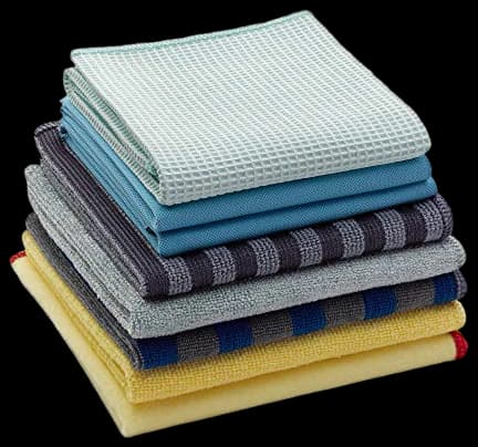 S&T INC. Microfiber Cleaning Cloths, Reusable and Lint-Free Towels for ...