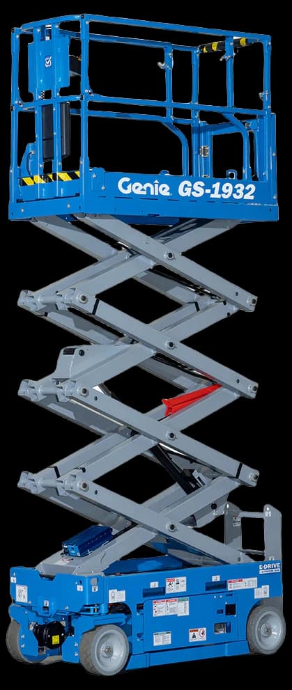 Genie GS1932 Electric Slab Scissor Lift - Aerial Platform Hire