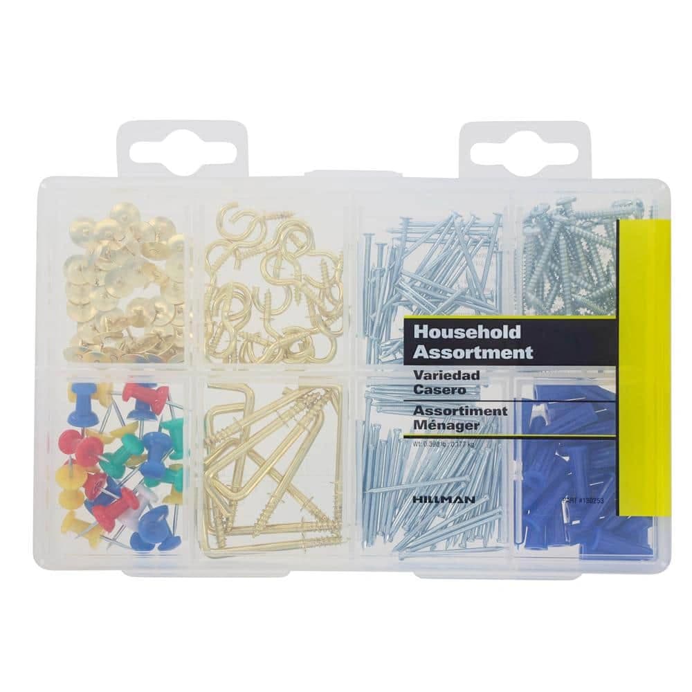 Hillman Zinc TV Mounting Screw Assortment Kit (64-Pack) 130311 - The ...