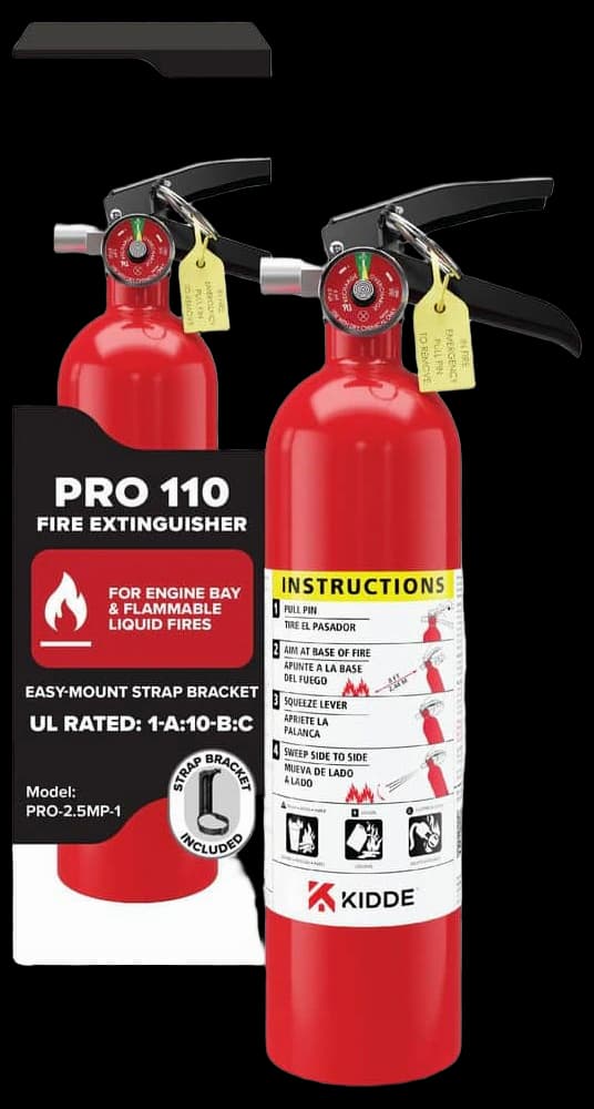 Kidde Pro 10 LB ABC Fire Extinguisher with Wall Hook