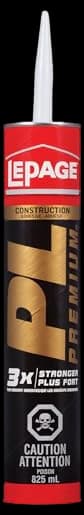 LePage PL Premium Polyurethane Construction Adhesive, Versatile ...