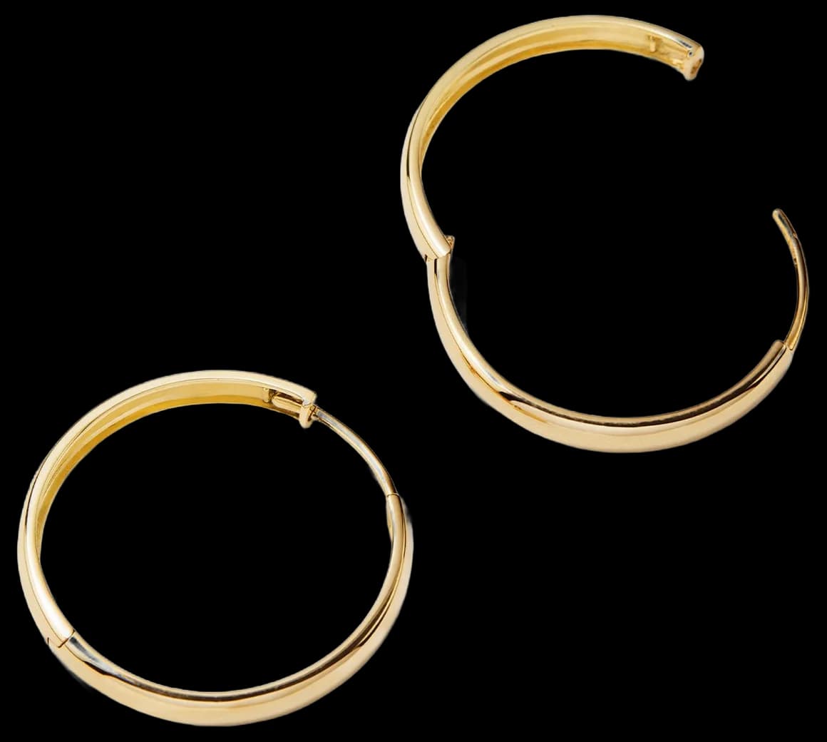Bold Large Hoops in 14k Gold - Jewelry | Mejuri
