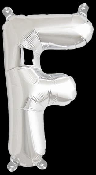 34 inch Northstar Letter K - Silver Foil Balloon - 00206