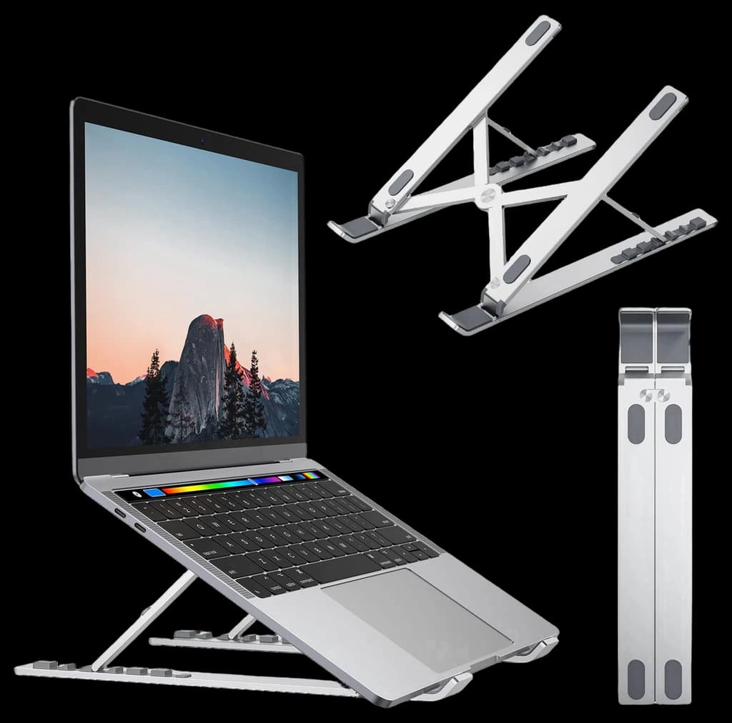 Amazon.com: OMOTON Laptop Stand, Detachable Laptop Mount, Aluminum ...