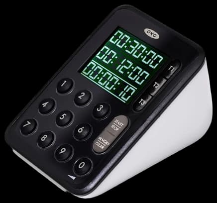 Amazon.com: OXO Good Grips Digital Triple Kitchen Timer - Black & Good ...