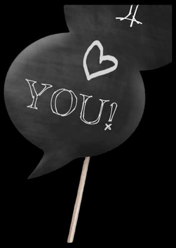 Speech Bubbles 1 Prop Bundle - Photo Booth Props & Signs – Paper Cut ...