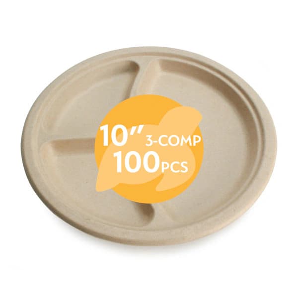Repurpose assiettes 100 % compostables d origine végétale