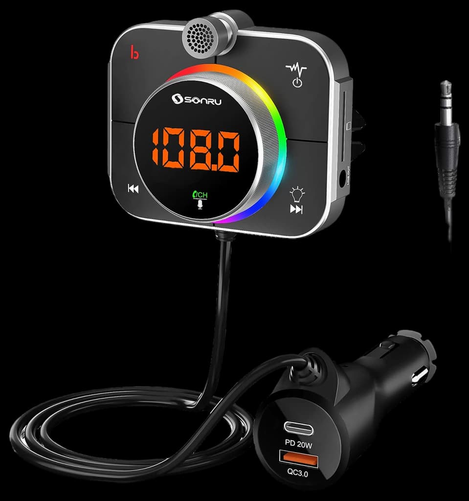 Mua Sonru Bluetooth FM Transmitter with Cable trên Amazon Đức chính ...