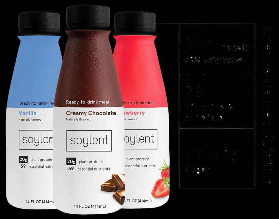 Amazon.com : Soylent Complete Nutrition Gluten-Free Vegan Protein Meal ...