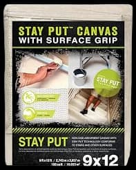 Trimaco Stay Put Canvas Drop Cloth