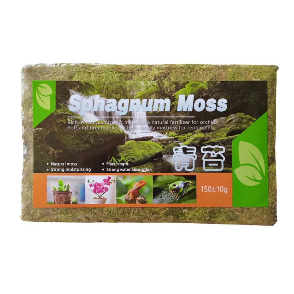 Compressed Sphagnum Moss for Potted Plant Orchid Potting Mix Peat Moss ...