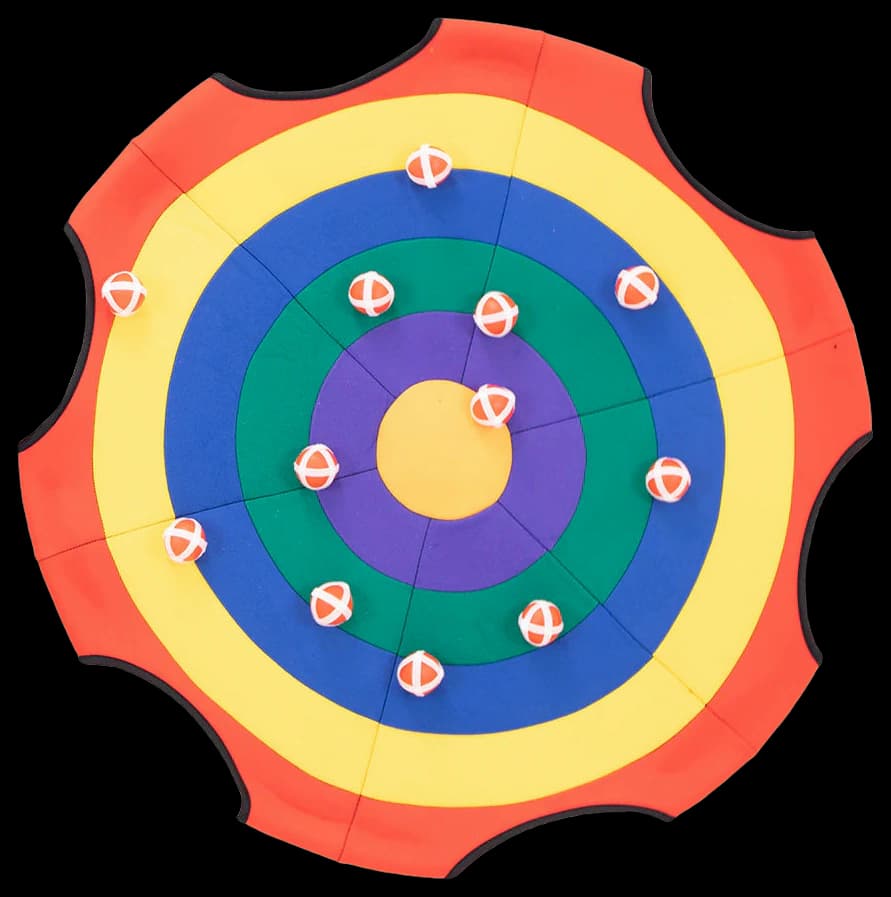 Individual Targets For The Hoop Target Game