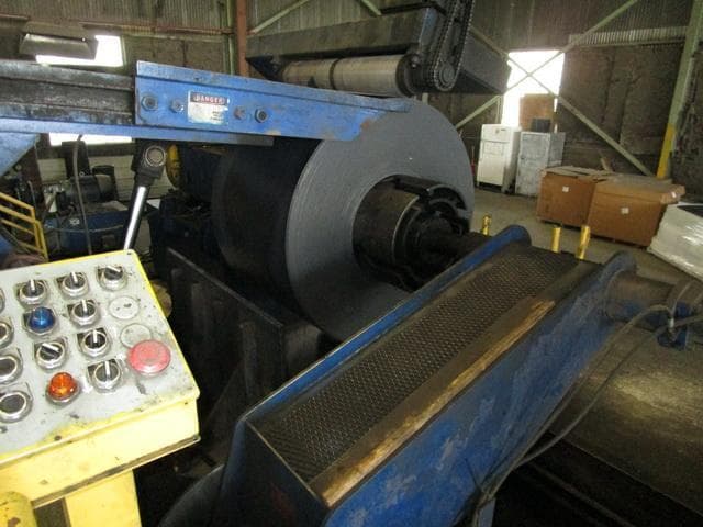 Slitting Line 72″ x 1/2″ x 75,000# Braner Turret Head Loop | Galaxie ...