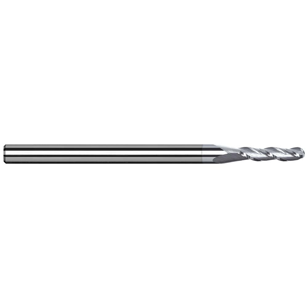 Harvey Tool - Ball End Mill: 0.0500" Dia, 0.1500" LOC, 3 Flute, Solid ...