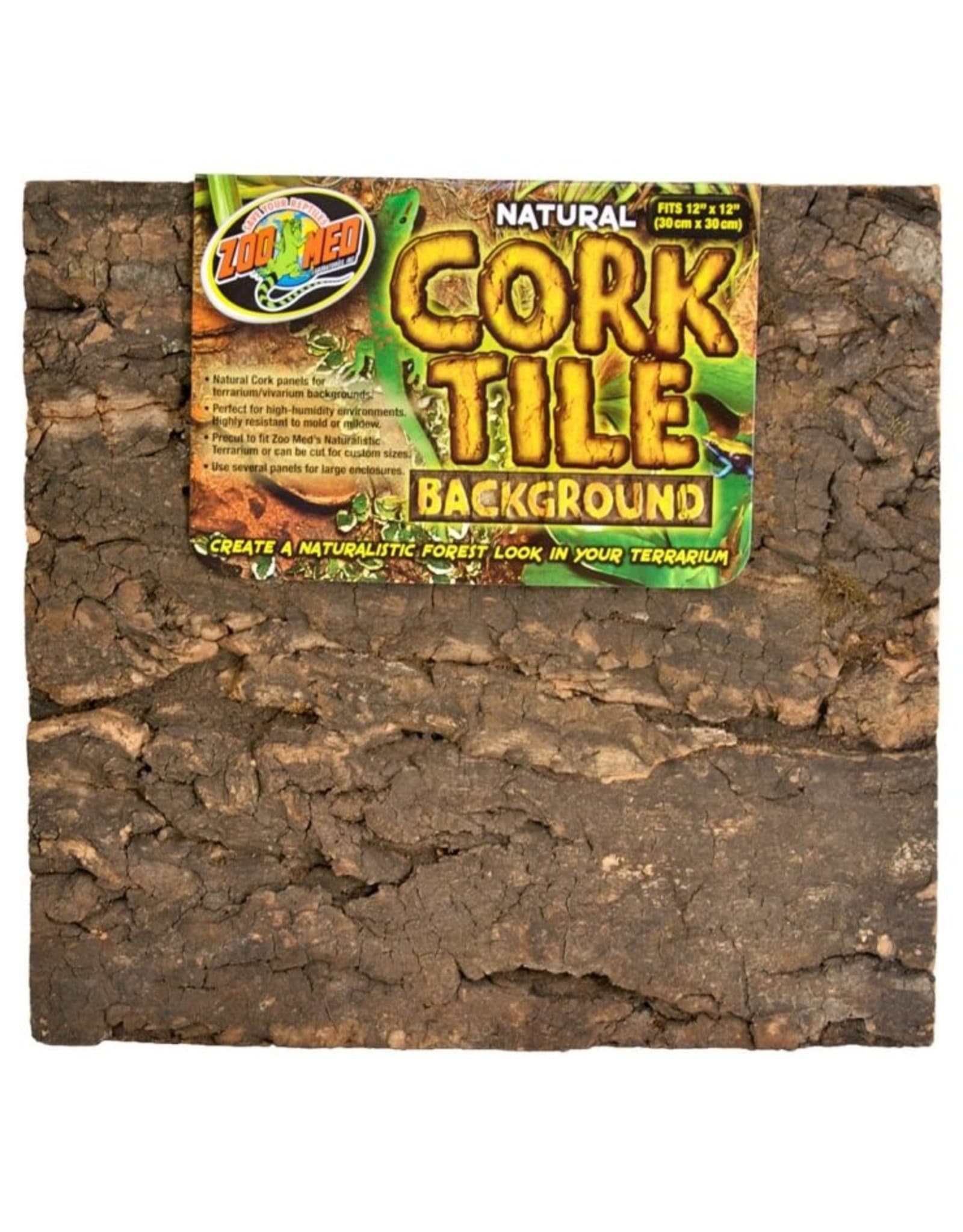 ZOO MED Natural Cork Tile Background - Roger's Aquatics & Pet Supplies
