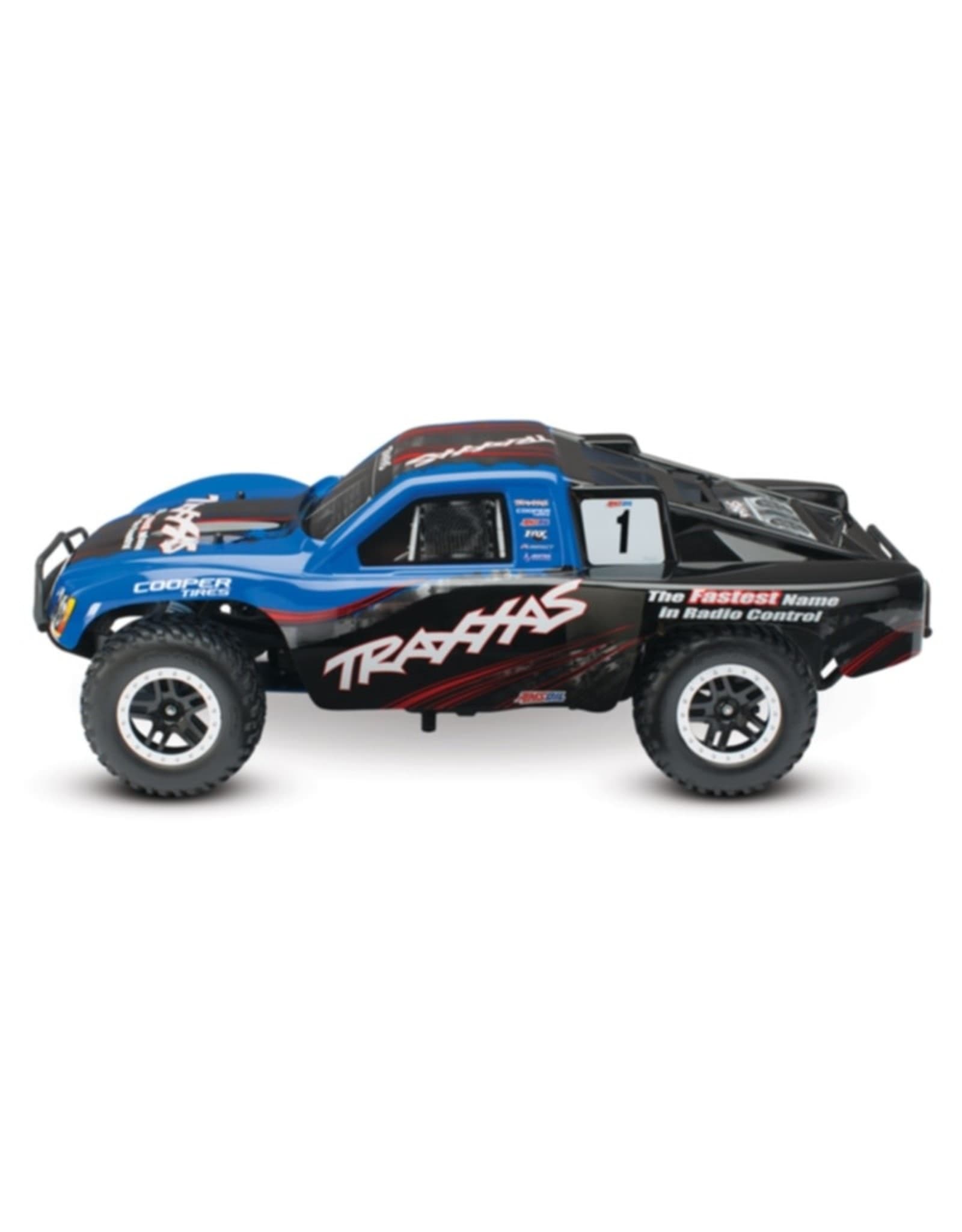 TRA 44056-3 Blue Nitro Slash: 1/10-Scale Nitro-Powered 2WD Short Course ...
