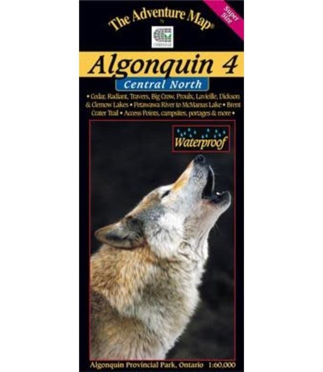 CHRISMAR MAPPING SERVICES ADVENTURE MAP - ALGONQUIN PROVINCIAL PARK 4 ...