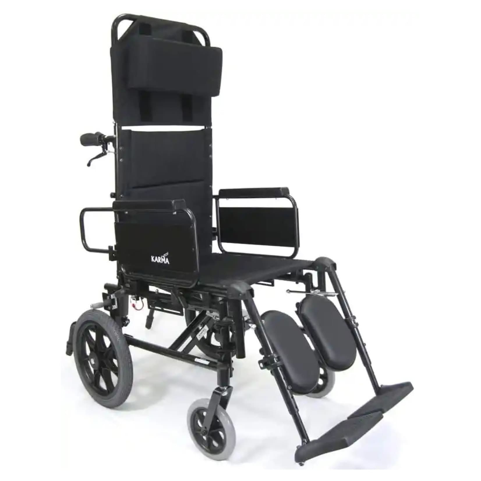 Karman KM5000 Lightweight Reclining Transport Wheelchair - Safeway ...