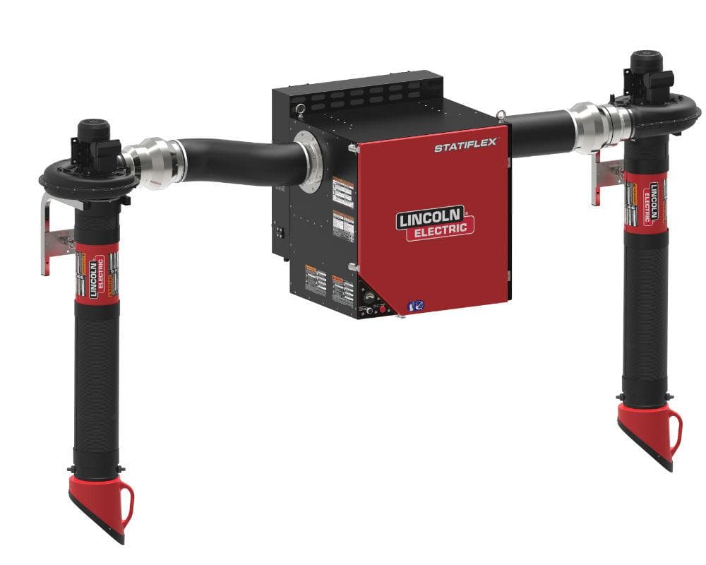 Lincoln Electric’s Statiflex 800 wall-mounted welding fume extractor ...