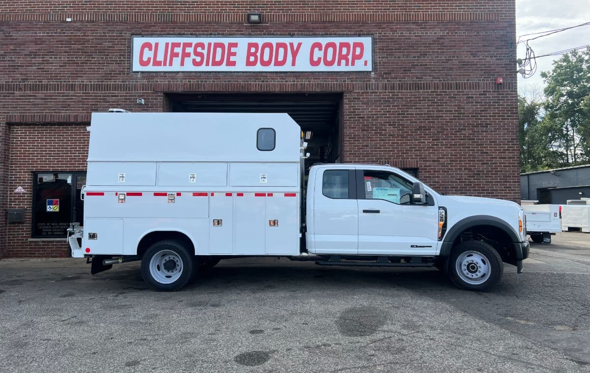 Ford F550 with Enclosed Utility Body - Cliffside Body Truck Bodies ...
