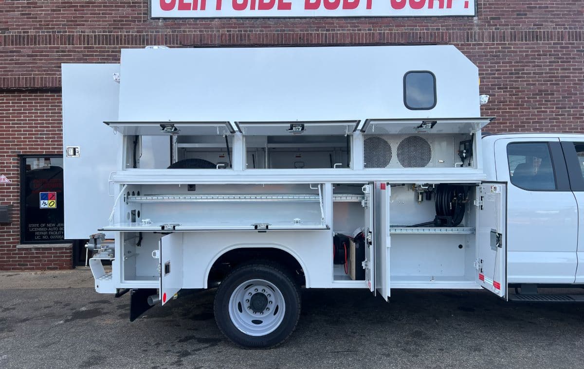 Ford F550 with Enclosed Utility Body - Cliffside Body Truck Bodies ...